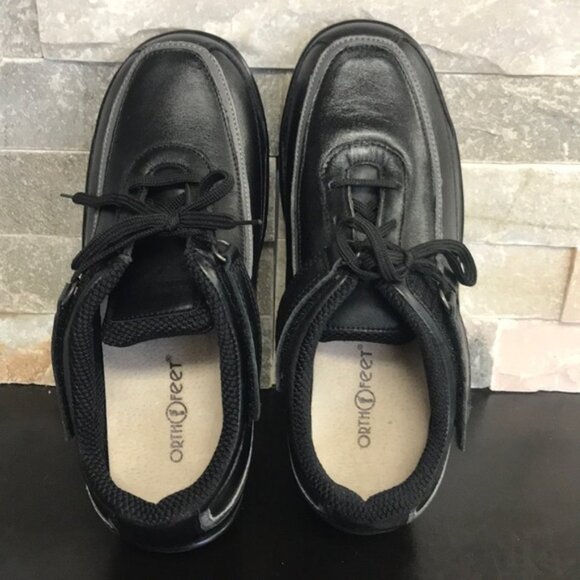 ORTHOFEET Women's Leather Tieless Walking Shoes - Picture 6 of 8